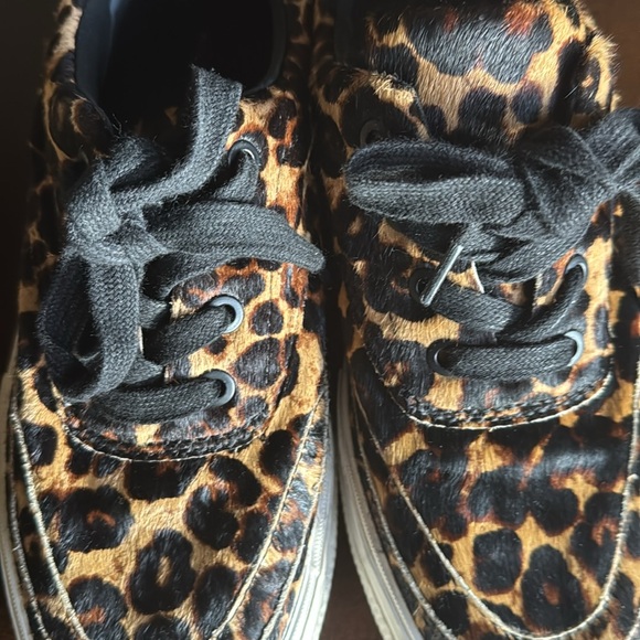Leopard Print Platform Sneakers - Picture 4 of 8